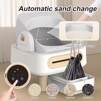 Bac à litière pour chat autonettoyant électrique OEM ODM Contrôle par application WIFI Top8 Toilettes pour chat chronométrées automatiques d'usine Nettoyage facile Poids 10kg