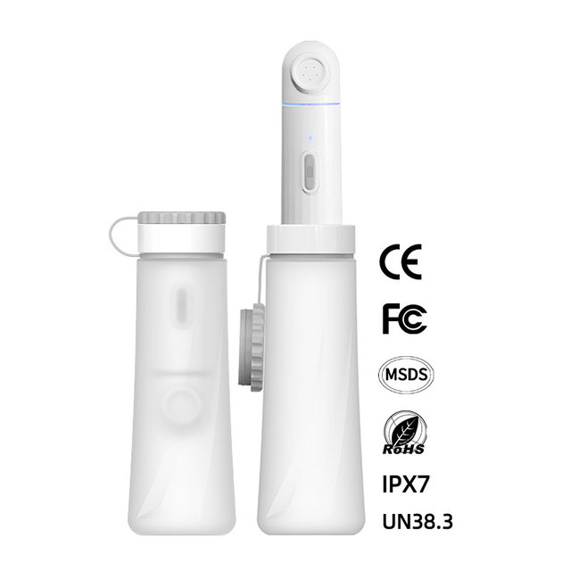 OEM/ODM Collapsible Travel Shattaf Customized Color Retractable Nozzle USB Rechargeable IPX7 Waterproof ABS Electric Outdoor