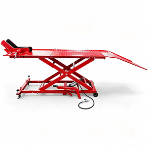 Elevador de Tijera Neumático Hidráulico para Motocicletas Liftool, Fabricante OEM, 1000 LBS, Mesa Elevadora de Reparación de Acero con Aire - Product Image 1
