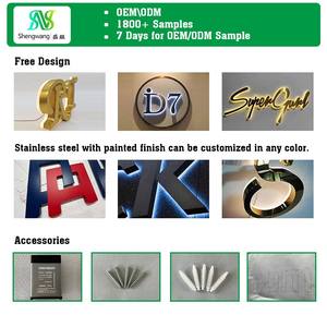 ป้ายไฟโลหะแบบมีไฟส่องด้านหลัง CE/RoHS ป้ายไฟ LED 3 มิติ โลโก้แบบกำหนดเอง ป้ายไฟ LED สำหรับร้านเสริมสวย - Product Image 4