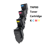 Boîte de Toner pour KONICA MINOLTA TNP 79 tnt 80 tnt 81, cartouche vide avec puces, 50 ml