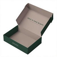 Boîtes d'expédition en carton ondulé personnalisées de luxe avec poignée et fermeture magnétique pour l'emballage de bougies et de pots en verre
