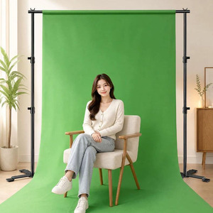 Kit Stand Backdrop Adjustable 2.1x2.1M dengan Alas Lipat Datar, Pipa Portabel, dan Kit Penyangga Bingkai Latar Foto - Product Image 4
