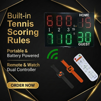 YIZHI montre portable contrôle LED tableau d'affichage numérique point tableau d'affichage électronique pour intérieur maison Gym Padel Tennis Clubs