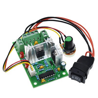 Pengontrol Kecepatan Motor DC CCM2 10V 12V 24V 30V Maju dan Mundur 120W Modul Papan Pengontrol PWM DC