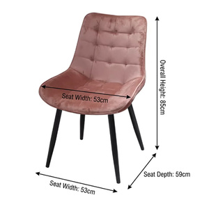 Chaise de salle à manger rembourrée pour <span class=keywords><strong>restaurant</strong></span>, fabrication sur mesure, design de qualité commerciale, mobilier de restauration - Product Image 1