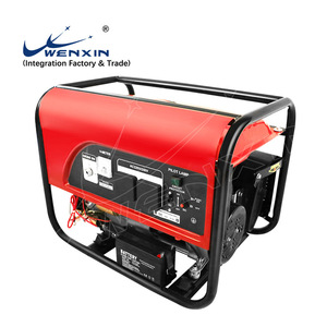 Wenxin Durable Gasoline <b>Generator</b> 5kW Air-Cooled Single and Three Phase 110/220V 50/60Hz Outdoor Household Use Model WX-5500C - Product Image 2