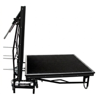 Scène en aluminium avec roues, hauteur réglable, ignifuge et modulaire, pour mariages et événements