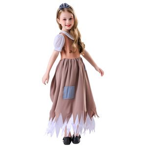 Disfraz de Halloween para niñas de 8 a 13 años, falda de cosplay de Cenicienta y Blancanieves, traje de escenario con diadema - Product Image 2