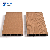 Plancher de terrasse en WPC Teak, stabilité dimensionnelle 25-30 ans, antidérapant, imperméable, écologique