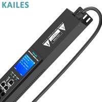 KAILES (KLS) K55 Série ZA PDU industriel intelligent géré monophasé CA 200-240Vac 32A 22 prises brésiliennes entièrement intelligentes