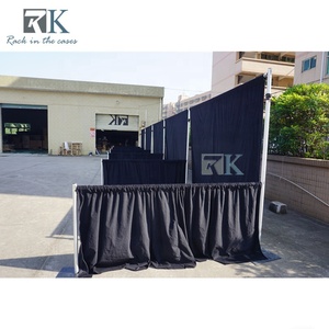 Kit de Tubos Ajustables de 6 a 10 pies con Placas Base Resistentes y Estables para Cortinas - Product Image 5