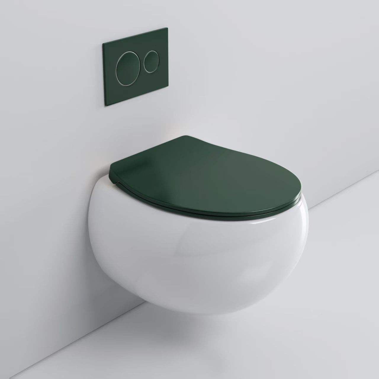 Forest green options of tall or short style water tank available