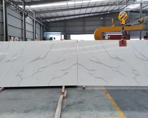 TMZ ODM OEM Cuarzo artificial quartz countertop slabs quartz stone m2 price calacatta quartz slabs