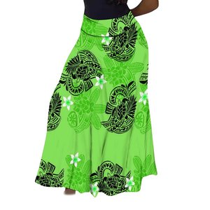 Dropshipping <span class=keywords><strong>Jupe</strong></span> longue de soirée dansante personnalisée grande taille pour femmes jupes extensibles pour femmes jupes polynésiennes pour femmes - Product Image 3