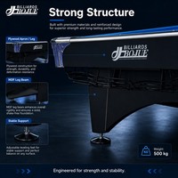 Table de billard professionnelle en bois massif de 9 pieds, table de billard de luxe sur mesure pour 9 boules, tables de snooker pour le divertissement en club