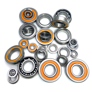 ตลับลูกปืนเซรามิกไฮบริดแบบกันฝุ่นพร้อมซีลสีส้ม - ทนต่อการกัดกร่อนที่อุณหภูมิสูงสำหรับมอเตอร์และระบบขับเคลื่อน - Product Image 2