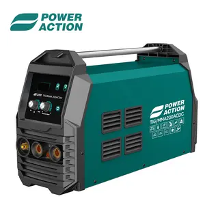 Power Action 68V 100% Duty TIG MMA MIG Welders AC DC Tig Welder Arc Welding Machine