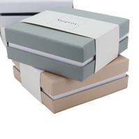 Boîte cadeau en papier personnalisée de luxe avec logo, emballage cosmétique, boîte cadeau en carton blanc