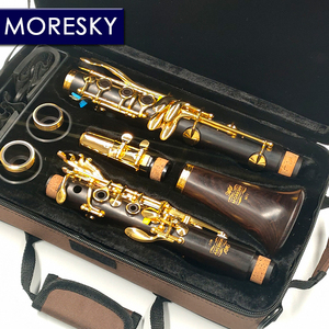 คลาริเน็ต MORESKY รุ่นปรับแต่งพิเศษ Bb 17 คีย์ ชุบนิกเกิล ทองแดง ไม้เกรนาดิลลา/ไม้มะเกลือ โซปราโน M1 - Product Image 1