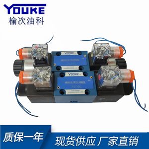 วาล์วควบคุมทิศทางแม่เหล็กไฟฟ้า Youke รุ่น 4WE6E61B CG24N9Z5L 220V ระบบวาล์วไฮดรอลิกน้ำมัน - Product Image 1
