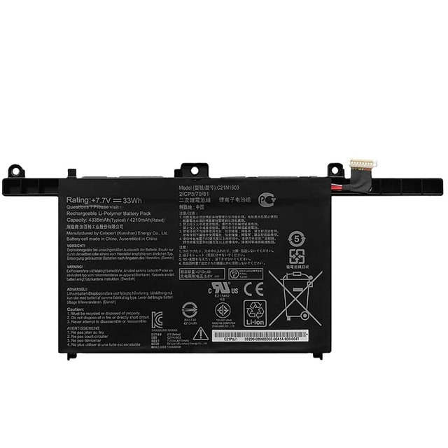 Genuine Original Laptop Battery C21N1903 C21PoJ1 0B200-03560000 for ASUS ExpertBook B9 B5 Rechargeable Li-Polymer Battery