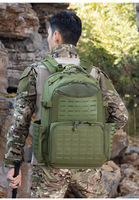 Sac à dos tactique personnalisé de 3 jours pour hommes femmes découpé au laser système Molle fermeture à glissière doublure en polyester cadre interne unisexe