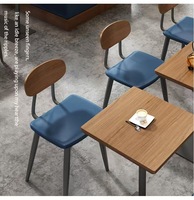 Table à manger carrée en métal de conception moderne de haute qualité fabriquée en usine par Guangzhou XY-best pour restaurant, hôtel, salon, cuisine