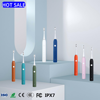 2025 produit tendance 5 Modes propre Rechargeable IPX7 étanche soins bucco-dentaires brosse à dents Kit de blanchiment des dents brosse à dents électrique
