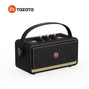 30W Retro <b>Bluetooth</b> 5.4 Speaker with Bass & Treble Knobs, <b>AUX</b> Port - Product Image 5