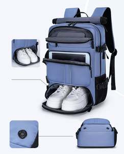 Large Capacity Travel <b>Backpack</b> Business Laptop <b>Backpack</b> Overnight Duffel Bag Daypack <b>with</b> Shoes <b>Compartment</b> - Product Image 3