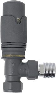 Regno Unito vendita calda del progettista antracite 15MM TRV termostatica valvola ad angolo del radiatore con schermo di blocco <span class=keywords><strong>per</strong></span> il radiatore - Product Image 4