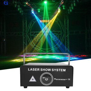 Luz láser con Control de aplicación de 500MW, luces láser de animación de escaneo 3D, barra de fiesta de <span class=keywords><strong>DJ</strong></span>, luz láser para espectáculo de boda - Product Image 3