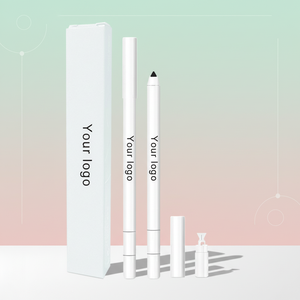 Crayon Eyeliner Rétractable Imperméable Blanc Coloré Noir Marron Mat avec Taille-Crayon - Product Image 1