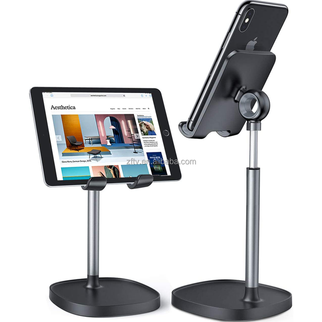 Popular Portable Aluminum Flexible Folding Cell Phone Stand Universal Desktop Phone Holder
