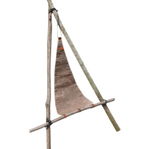 Chaise pliante en toile, forme triangulaire, chaise longue de jardin d'extérieur, portable, légère, design rustique, grande taille - Product Image 5