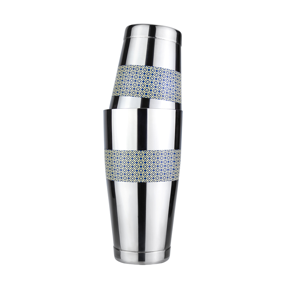 Argent + Art de décalcomanie de grille