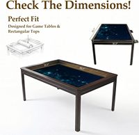 Tapis de jeu de casino pliable et imperméable sur mesure pour Blackjack, Mahjong, Poker, jeux de cartes, réduction du bruit, en néoprène