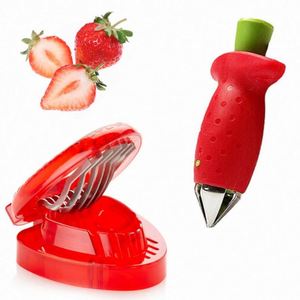 Hot Sale Kitchen Tools Stainless Steel Huller Tomato Stripper Corer Knife Strawberry Cutter Slicer Stem Remover - Product Image 4