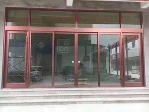 सुपरमार्केट के लिए बाहरी विंडप्रूफ के लिए आधुनिक डबल-ओपन इलेक्ट्रिक स्लाइडिंग डोर सिस्टम स्वचालित ग्लास डोर सेंसर यूनिट - Product Image 6