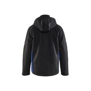 BLAKLADER - 489019779985XXXL Chaqueta de concha ligera forrada Negro/Azul aciano-EAN 7330509436332 CHAQUETAS DE TRABAJO - Product Image 2