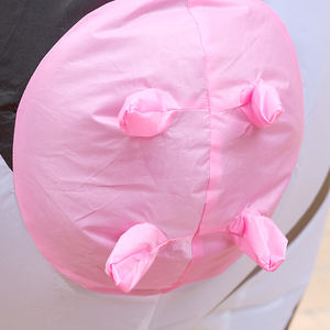 Halloween setelan poliester tiup kostum maskot karakter kartun pabrik kustom Karnaval kotak tiup sapi - Product Image 6