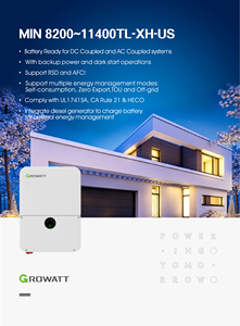 Controlador de carga del inversor <span class=keywords><strong>Growatt</strong></span> <span class=keywords><strong>Min</strong></span> 2500-6000tl-xe Sistema de energía solar híbrido inversor todo en uno - Product Image 5