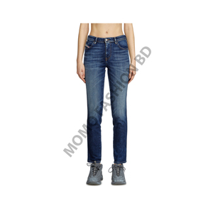 Regular Fit <b>Women</b> Denim Leggings Pants with High <b>Stretch</b> Eco-Friendly Quick Dry Spandex/Cotton Budget-Friendly Price Bangladesh - Product Image 1