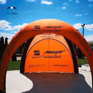 Installazione rapida tenda gonfiabile per casa logo personalizzato colore grande tenda evento all'aperto 10*10 tenda portatile per il lancio di un nuovo prodotto