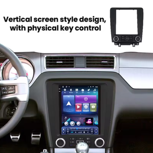 วิทยุติดรถยนต์ Tesla Style 9.7 นิ้ว ระบบ Android สำหรับ Ford MONDEO เครื่องเล่น DVD หน้าจอสัมผัส กรอบพลาสติกสีดำ ชุดสายไฟครบชุด - Product Image 2