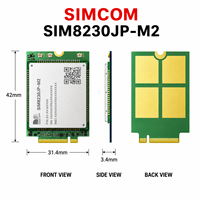 Módulo SIMCOM SIM8230JP-M2 5G NR LTE con Soporte R17 SA GNSS para Comunicación Inalámbrica Industrial IoT M2M