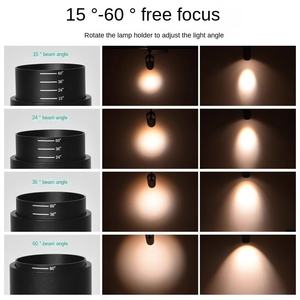 Nordic Modern 30W Cob Chip LED Track Light Cuerpo de aluminio interior de alta visibilidad para uso en tiendas comerciales - Product Image 5