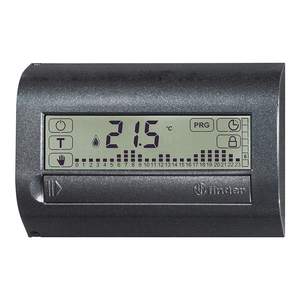 Finder Cronotermostato 1C.71.9.003.2007 Antracite Montaggio a Parete Controllo Touch Sistema HVAC - Product Image 1