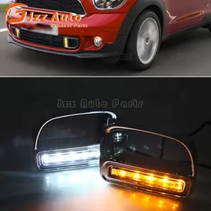 JZZ-Luz LED de circulación diurna para coche, accesorios de decoración, lámpara antiniebla, para M n 2012-2013, 1 par